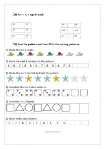 Maths Worksheets for Class 1 (3)