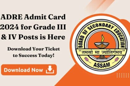 Download Your Assam Grade 3 Admit Card 2024 Now - HSSLC Level Available at sebaonline.org